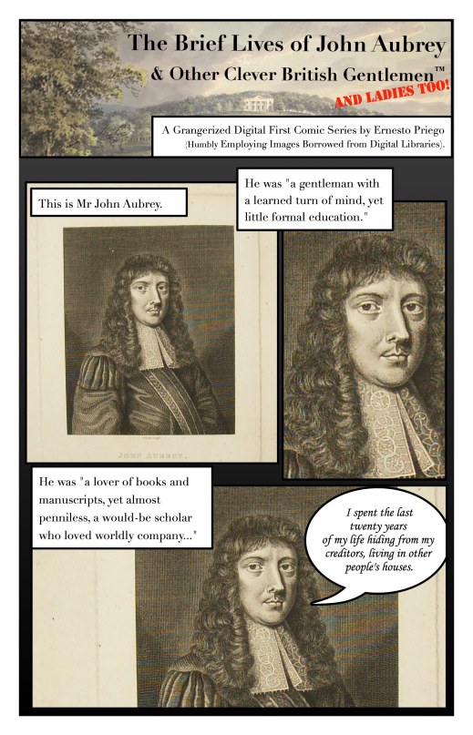 The Brief Lives of John Aubrey & Other Clever British Gentlemen by Ernesto Priego page 1