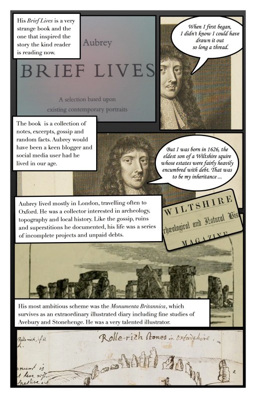 The Brief Lives of John Aubrey & Other Clever British Gentlemen by Ernesto Priego, Page 2